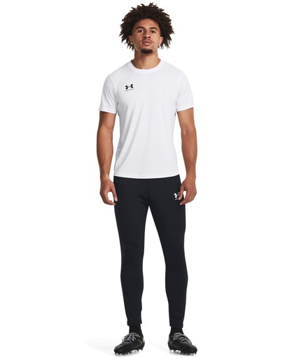 [UA061WHBKS] Men's UA Challenger Training Short Sleeve (White/Black, S)