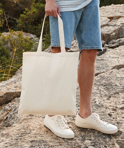 [WM261WHIT] Organic premium cotton tote (White)