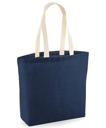 [WM458NATU] Unlaminated jute shopper (Natural)