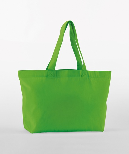 [WM695AGRE] EarthAwareÆ organic twill shopper (Apple Green)