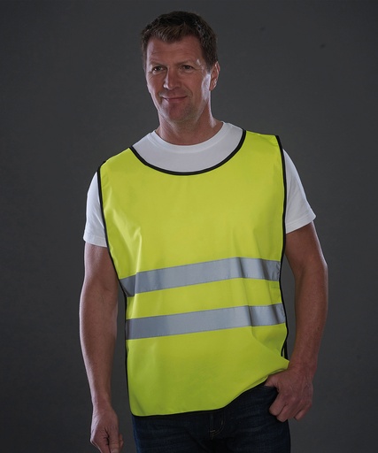 [YK004YELL2XL3X] Hi-vis 2-band tabard (HVJ269) (Yellow, 2XL/3XL)