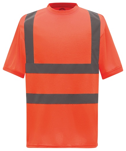 [YK025NAVYS] Hi-vis short sleeve t-shirt (HVJ410) (Navy, S)