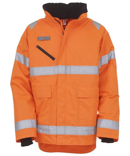 [YK029YELLS] Hi-vis Fontaine storm jacket (HVP309) (Yellow, S)