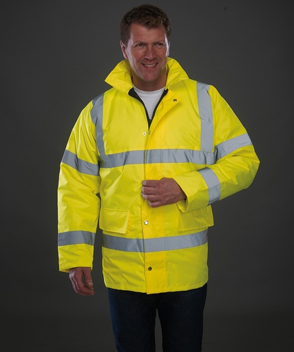 [YK045YELLS] Hi-vis classic motorway jacket (HVP300) (Yellow, S)