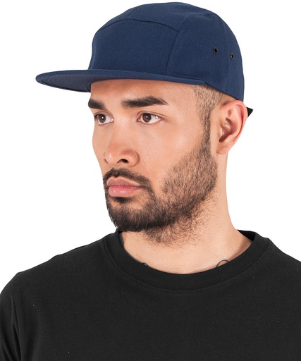 [YP005NAVY] Classic 5-panel jockey cap (7005) (Navy)