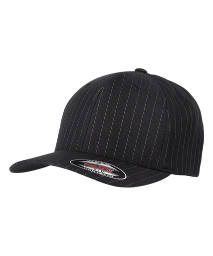 [YP015BKWHSM] Flexfit pinstripe (6195P) (S/M)