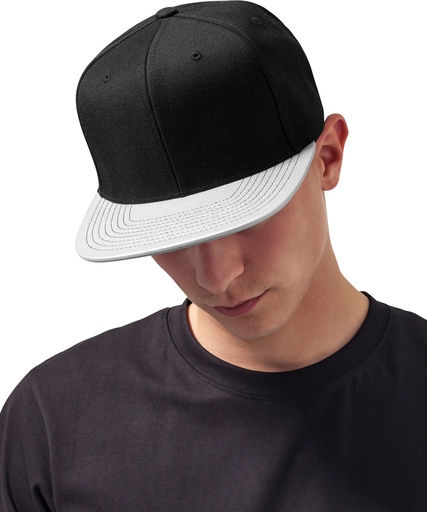 [YP024SILV] Metallic visor snapback (6089PU)