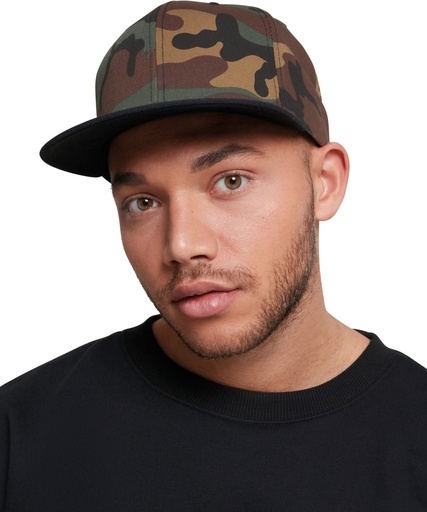 [YP089BGNC] Classic snapback 2-tone camo (6089TC) (Black/Green Camo)