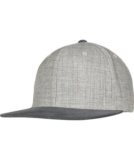 [YP090GYGY] Melange velour snapback (6089VM)