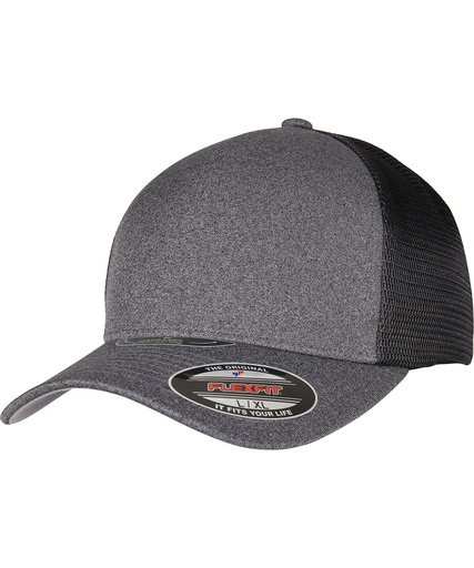 [YP157DGBKSM] Flexfit Unipanelô cap (5511UP) (Dark Grey/Black, S/M)