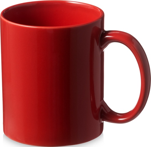 [10037802] Santos 330 ml ceramic mug (Red)