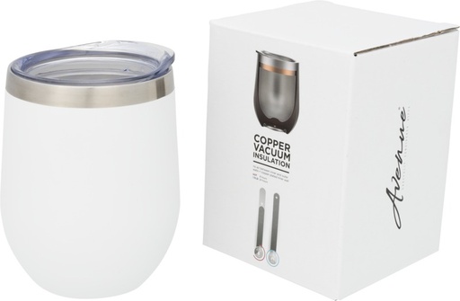 [10051602] Corzo 350 ml copper vacuum insulated cup (White)