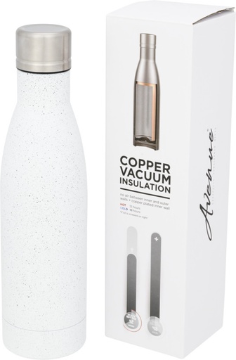 [10051801] Vasa 500 ml speckled copper vacuum insulated bottle (White)