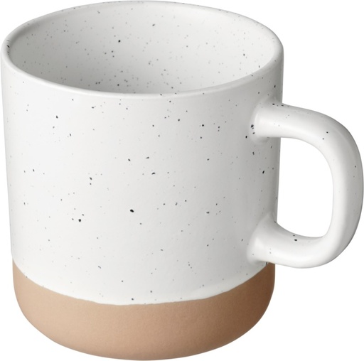 [10054001] Pascal 360 ml ceramic mug (White)