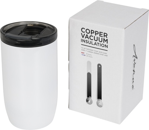 [10054802] Lagom 380 ml copper vacuum insulated tumbler (White)