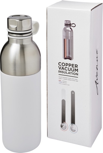 [10058802] Koln 590 ml copper vacuum insulated sport bottle (White)