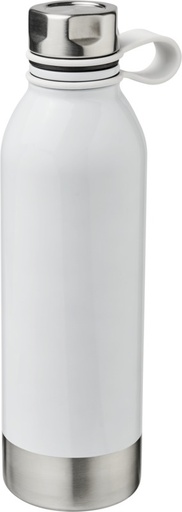 [10059701] Perth 740 ml stainless steel sport bottle (White)