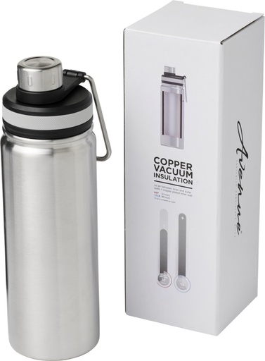 [10064418] Gessi 590 ml copper vacuum insulated sport bottle (Silver)