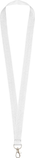 [10250702] Impey lanyard with convenient hook (White)