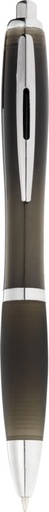 [10608505] Nash ballpoint pen coloured barrel and black grip (black ink) (Solid Black)