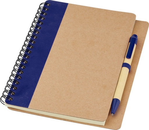 [10626802] Priestly recycled notebook with pen (Natural/Navy)