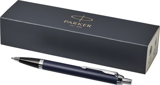 [10702104] Parker IM ballpoint pen (blue ink) (Blue/Silver)