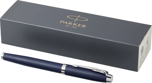 [10702304] Parker IM rollerball pen (black ink) (Blue/Silver)