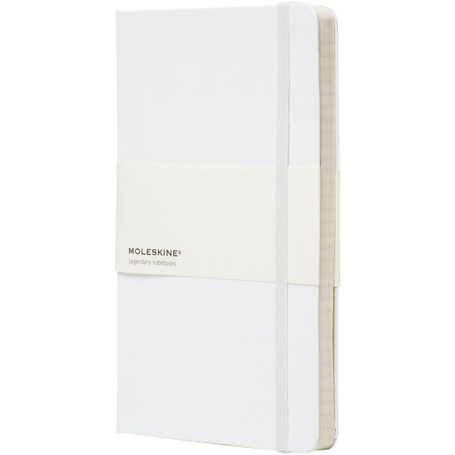 [10715103] White (Moleskine Classic L hard cover notebook - ruled) 