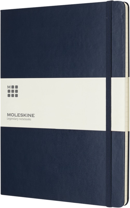 Moleskine Classic XL hard cover notebook - ruled