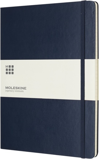 [10715209] Moleskine Classic XL hard cover notebook - ruled (Sapphire Blue)