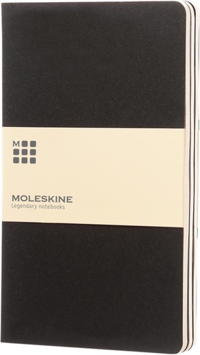 [10715800] Moleskine Cahier Journal L - ruled (Solid Black)