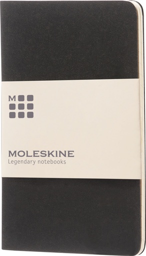 [10716000] Moleskine Cahier Journal PK - ruled (Solid Black)