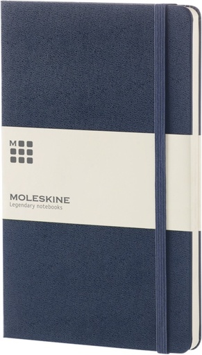 [10716709] Moleskine Classic L hard cover notebook - plain (Sapphire Blue)