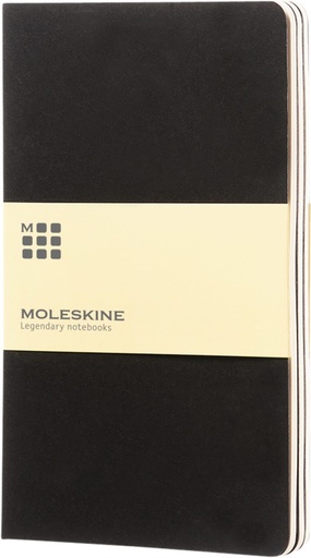 [10719200] Moleskine Cahier Journal L - plain (Solid Black)