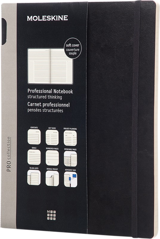 Moleskine Pro notebook XL soft cover