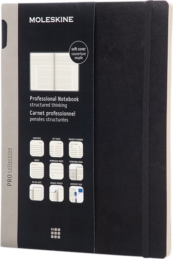 [10734800] Moleskine Pro notebook XL soft cover