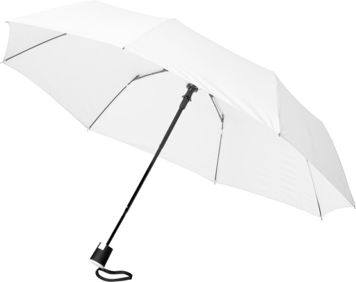 [10907702] Wali 21" foldable auto open umbrella (White)