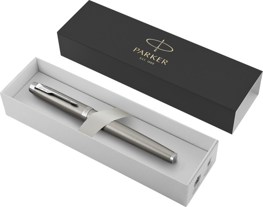 [10775981] Parker IM rollerball pen (black ink) (Silver)