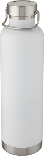 [10067301] Thor 1 L copper vacuum insulated water bottle (White)