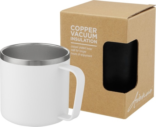 [10068001] Nordre 350 ml copper vacuum insulated mug (White)