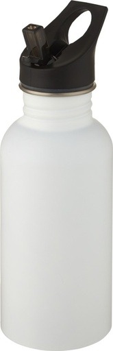 [10069501] Lexi 500 ml stainless steel sport bottle (White)