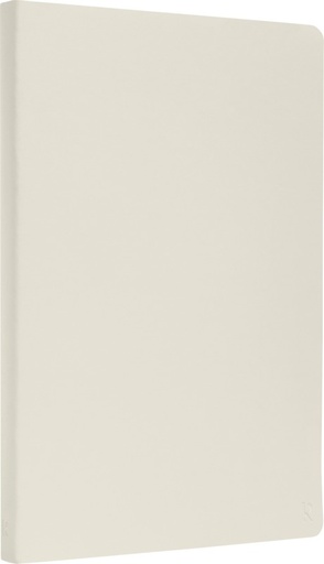 [10779102] Karst® A5 softcover notebook - lined (Beige)