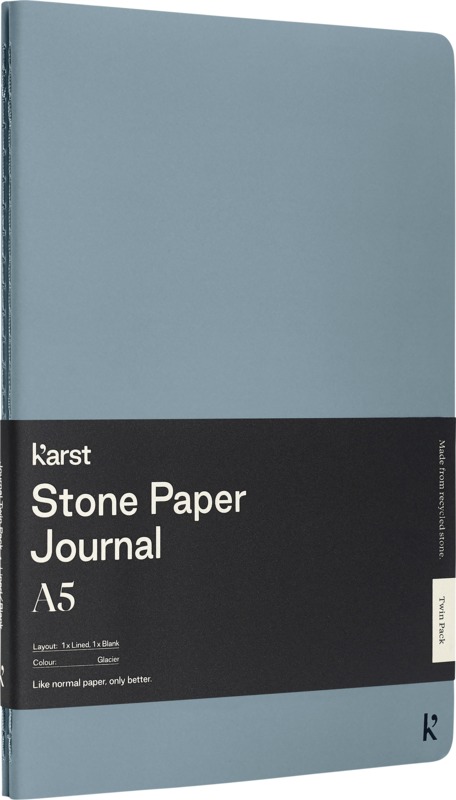 Karst® A5 stone paper journal twin pack