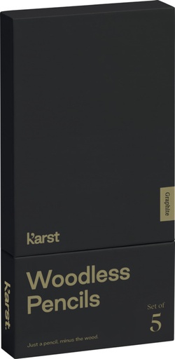 [10779382] Karst® 5-pack 2B woodless graphite pencils