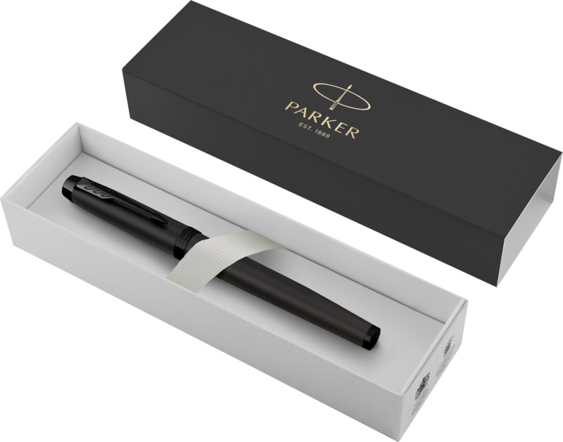 Parker IM achromatic rollerball pen (black ink)