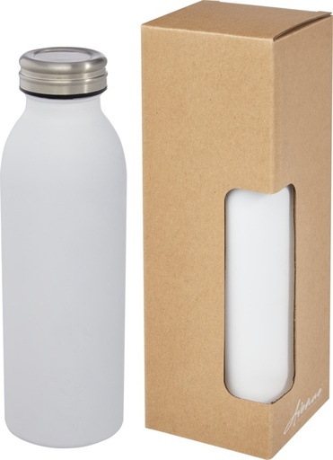 [10073001] Riti 500 ml copper vacuum insulated bottle (White)