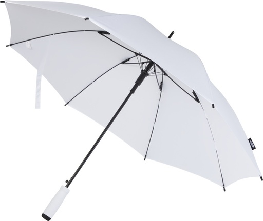 [10941801] Niel 23" auto open recycled PET umbrella (White)