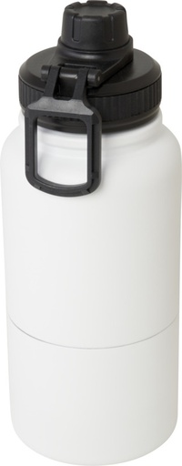 [10078701] Dupeca 840 ml RCS certified stainless steel insulated sport bottle (White)