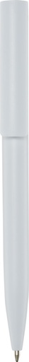 [10789601] Unix recycled plastic ballpoint pen (blue ink) (White)