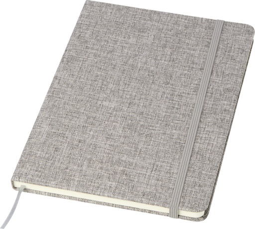 [10790082] Ramona A5 cotton notebook (Grey)